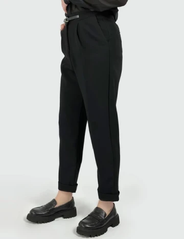 Pantaloni Pull&Bear, negru