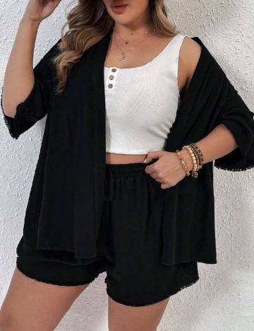 
						Compleu SHEIN CURVE, negru