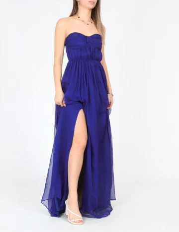 Rochie lunga Bershka, albastru