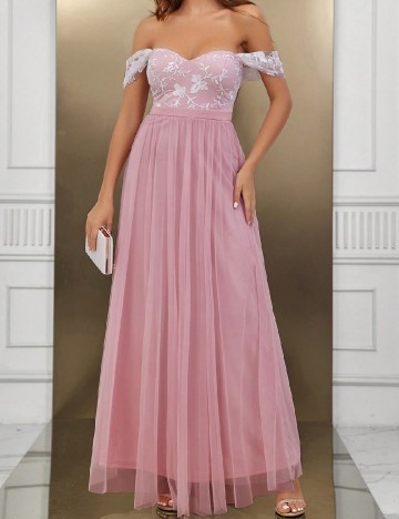 
						Rochie lunga SHEIN, roz