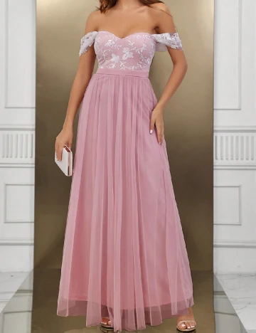 Rochie lunga SHEIN, roz