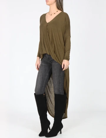 Bluza Oversize Zara, kaki