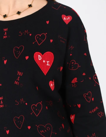 Bluza Pull&Bear, negru