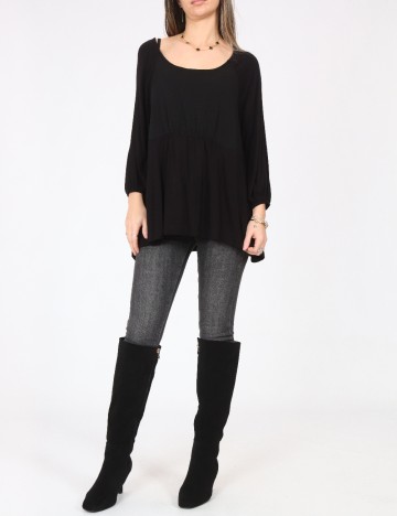 Bluza Pull&Bear, negru