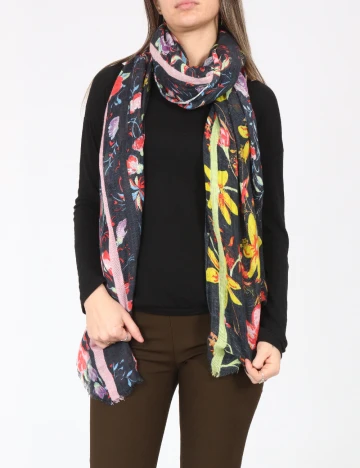 Esarfa Zara, floral print