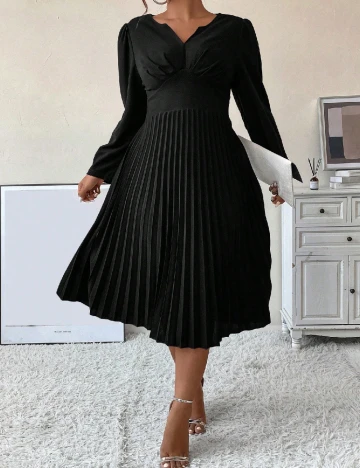 Rochie medie SHEIN CURVE, negru