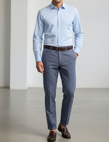 
						Pantaloni Zara, albastru