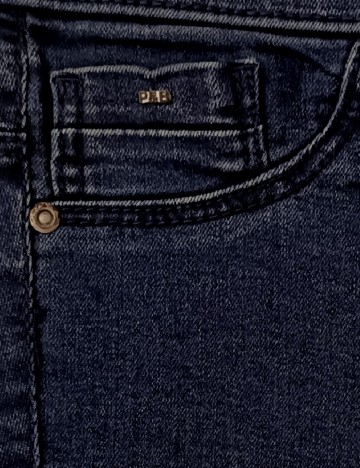 Pantaloni Pull&Bear, bleumarin