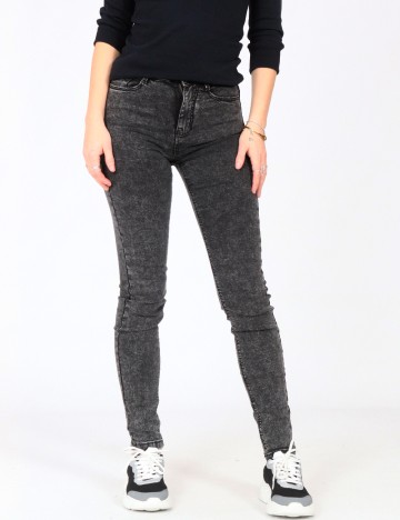 Blugi Bershka, gri inchis