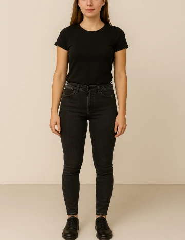 Blugi Bershka, negru