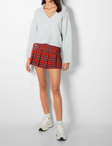 
						Fusta Bershka, mix culori