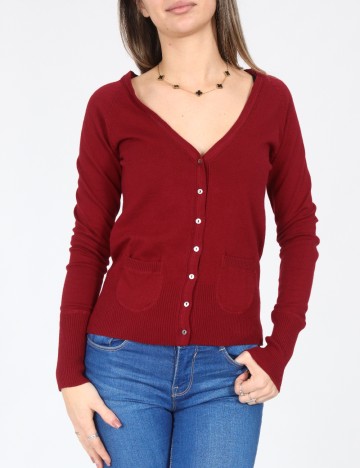 Cardigan Zara, rosu