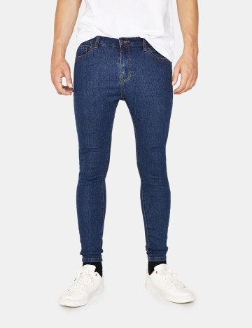 
						Blugi Bershka, albastru