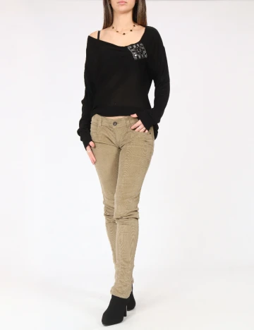 Pantaloni Bershka, kaki