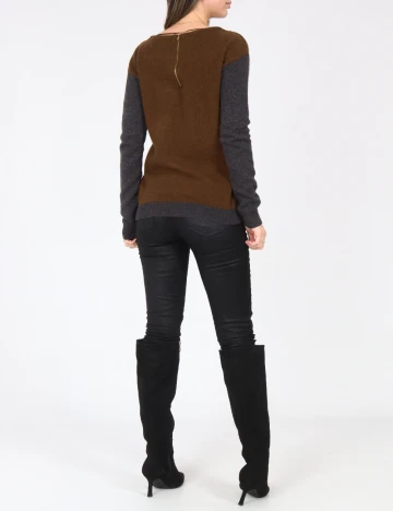 Bluza Zara, maro/gri