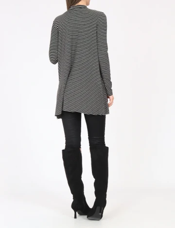 Bluza Bershka, alb/negru