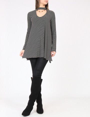 
						Bluza Bershka, alb/negru