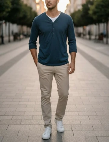 Bluza Bershka, albastru