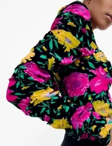 Top Zara, floral print