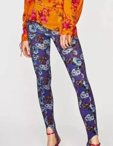 Pantaloni Zara, floral print