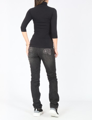 Blugi Zara, gri inchis