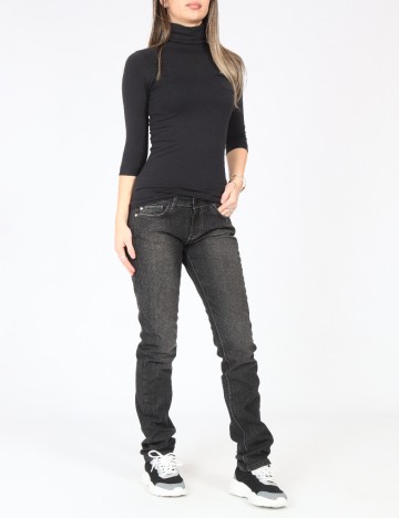 Blugi Zara, gri inchis