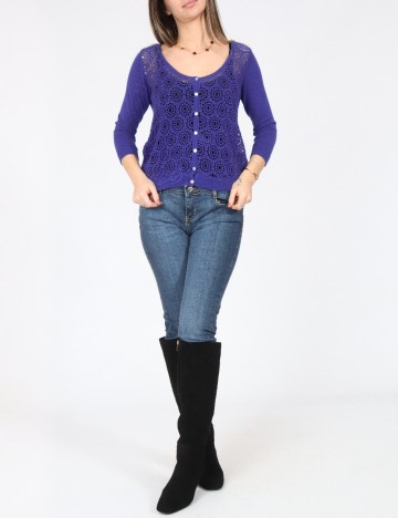 Cardigan Zara, albastru