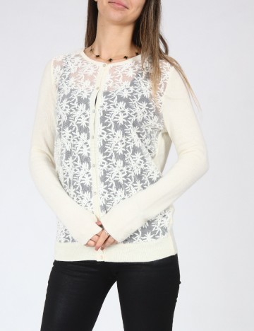 Cardigan Zara, ecru