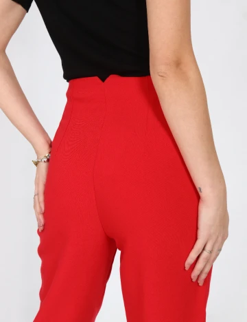 Pantaloni Zara, rosu