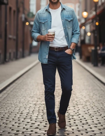 Blugi Zara, bleumarin