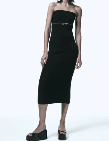 Rochie medie Zara, negru