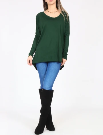 Bluza Oversize Zara, verde