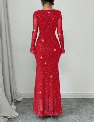 Rochie lunga SHEIN, rosu