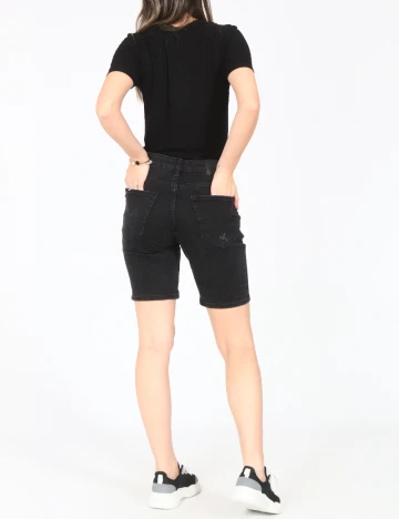 Pantaloni scurti Bershka, negru