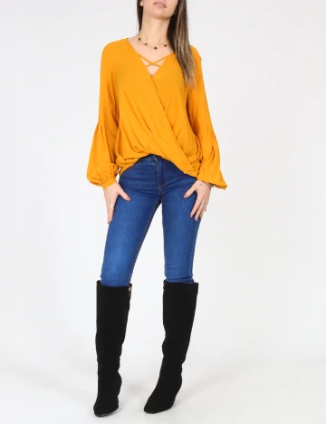 Bluza Bershka, galben