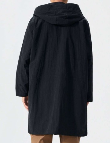 Jacheta SHEIN Plus Size Men, negru