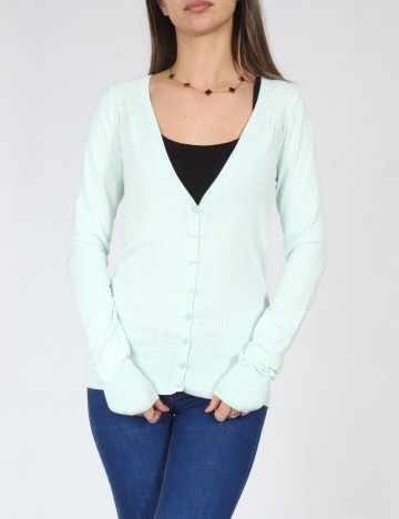 Cardigan Bershka, verde deschis