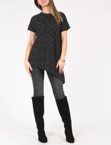 Bluza Oversize Pull&Bear, gri inchis