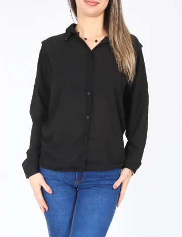 Camasa Bershka, negru