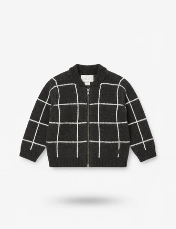 Cardigan Zara, gri inchis