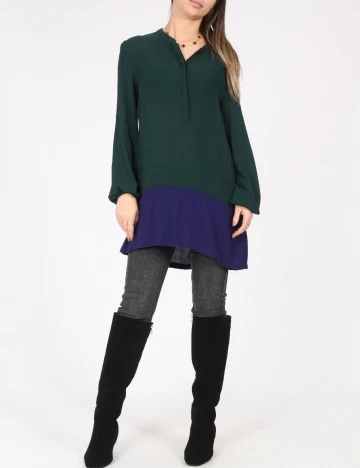 Camasa Zara, verde/albastru