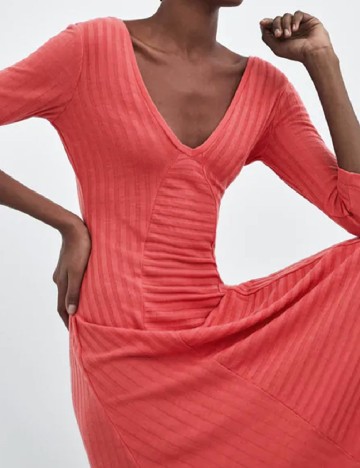 Rochie medie Zara, corai