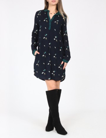 Rochie scurta Zara, bleumarin inchis