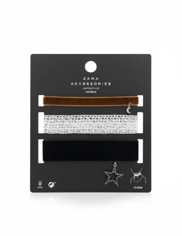 Set chockere 3 bucati Zara, mix culori