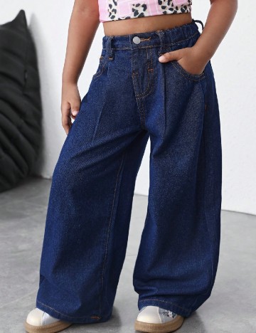 
						Blugi Shein Kids, albastru