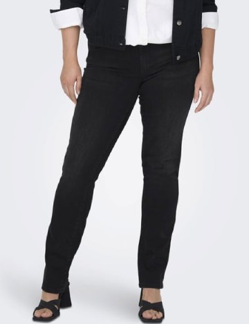 Blugi Only Carmakoma, negru