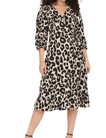 
						Rochie medie Only, animal print
