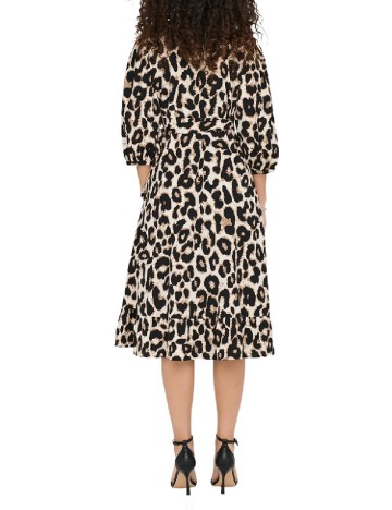 Rochie medie Only, animal print