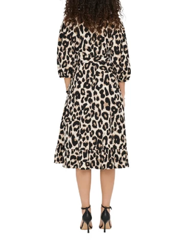 Rochie medie Only, animal print