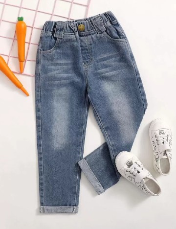 
						Blugi Shein Kids, albastru